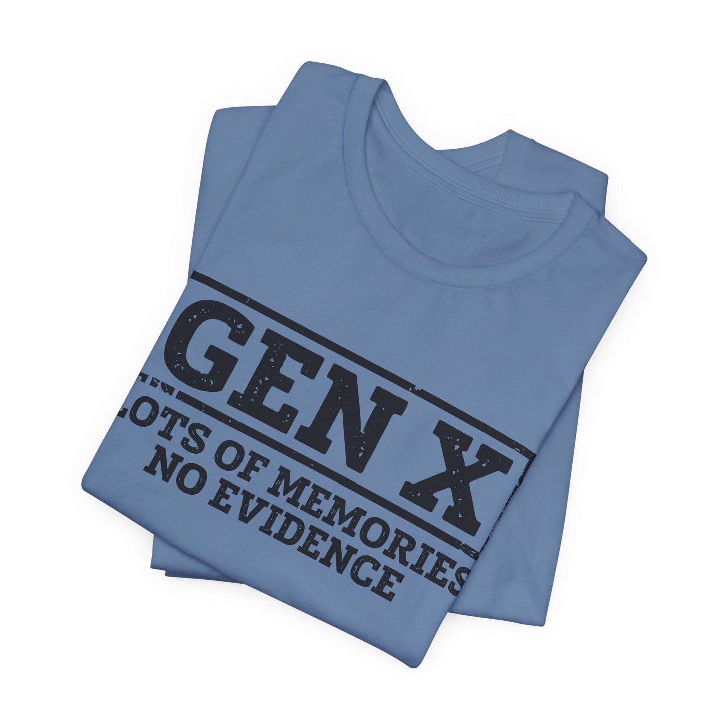T-shirt - Sarcastic - GenX No Memories (01-black)