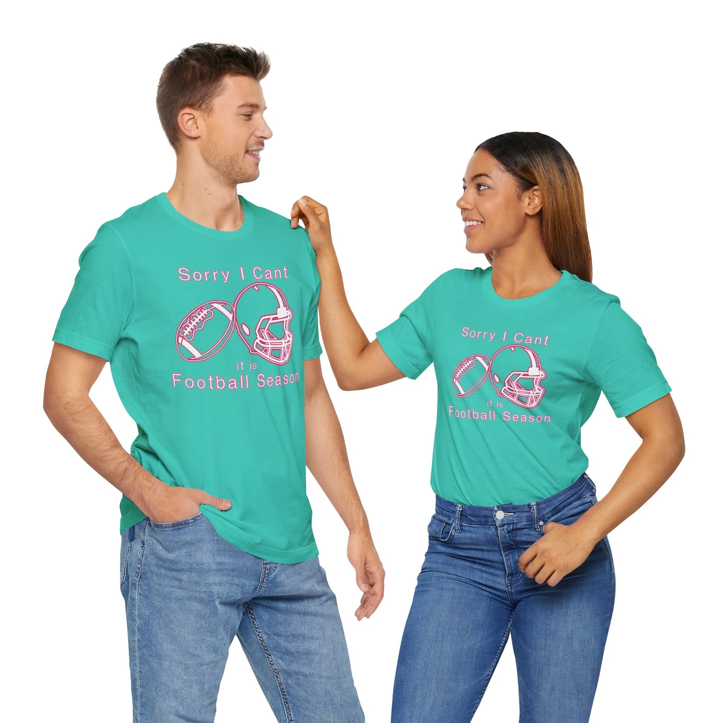 T-shirt - Football - Sorry I Cant (01a)