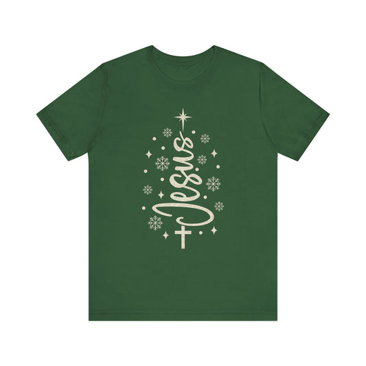 T-shirt - Christmas - Jesus Tree (01b)