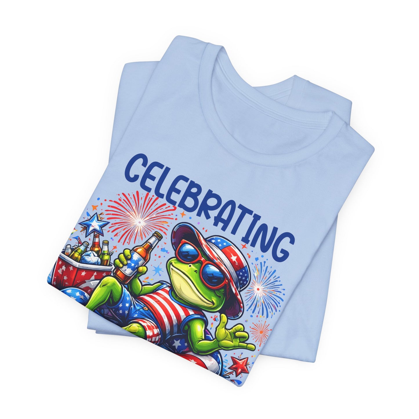 T-Shirt - American - Celebrating America Frog 01