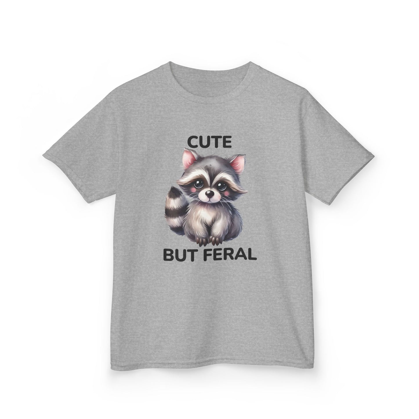 Child Tee - Animal / Racoon - Cute but Feral (02)