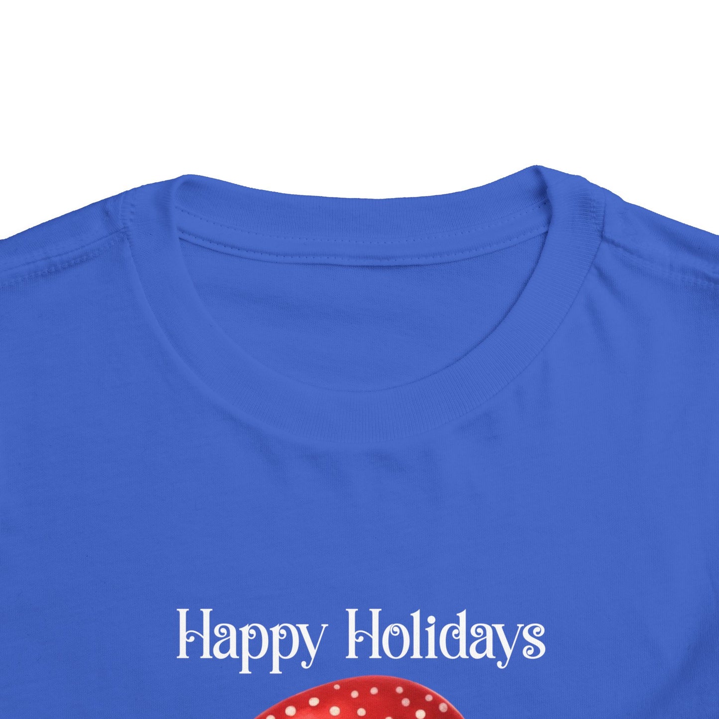 Toddler Tee - Christmas - Gingerbread - Happy Holidays (02a)