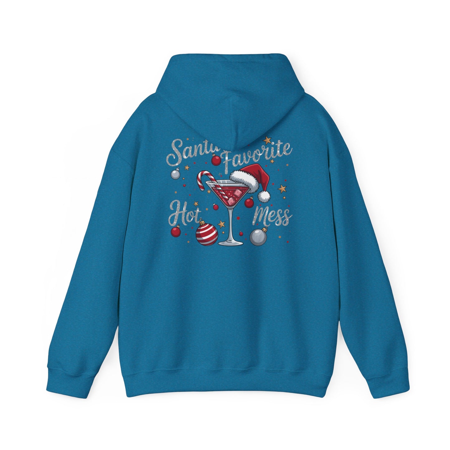 Heavy Blend Hoodie - Christmas - Santa's Fav. Hot Mess (01)