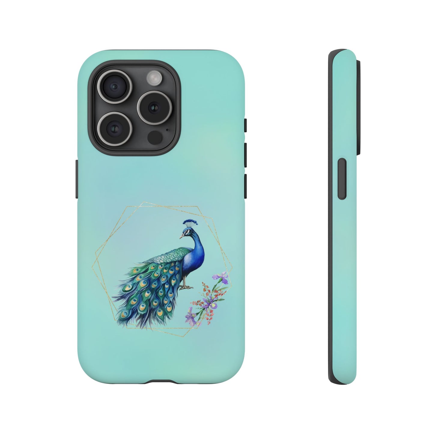 Tough Cell Phone Case - Animal - Peacock (2)