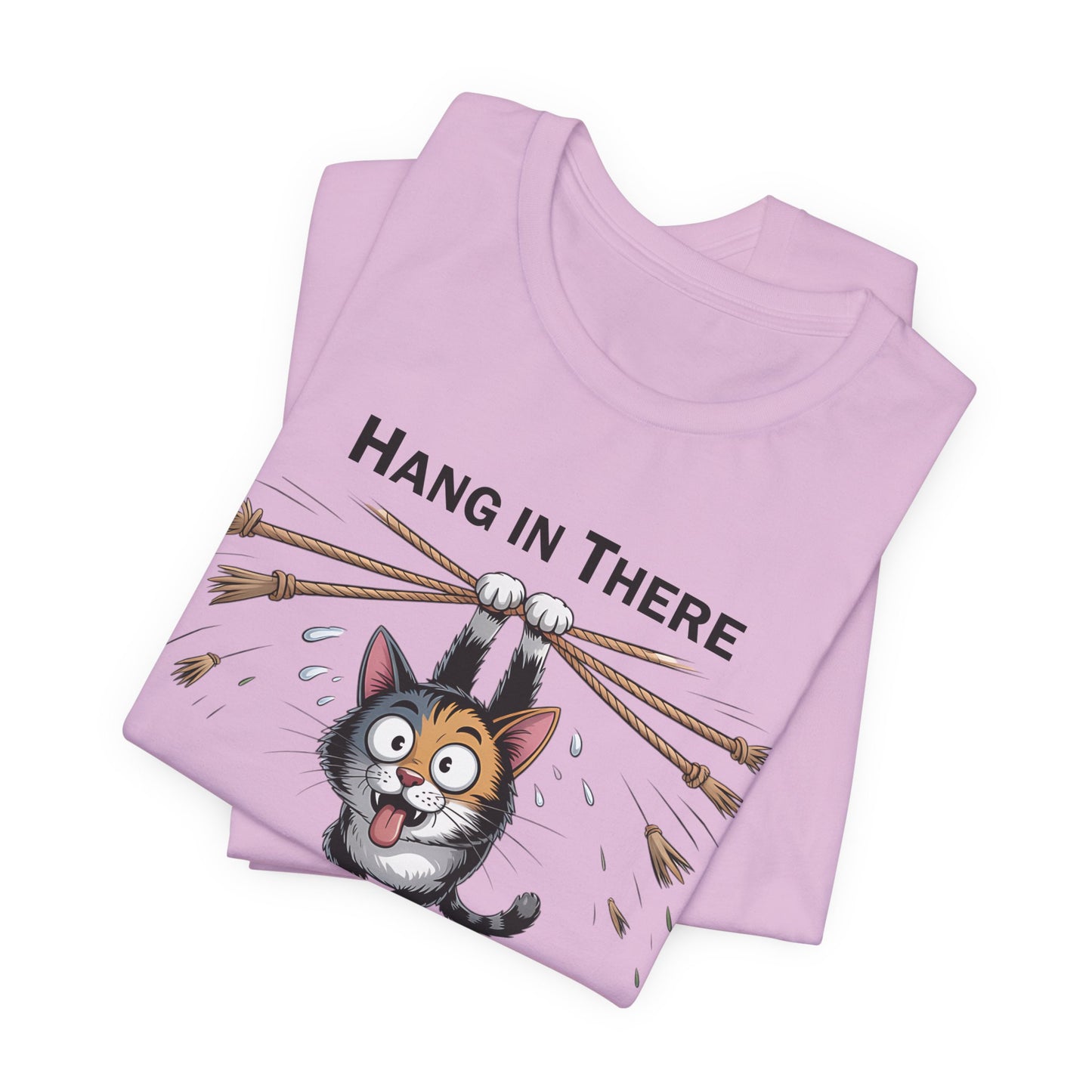 T-Shirt - Animal - Cat - Hang in there (1a)