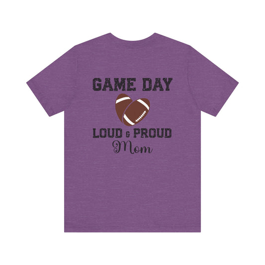 T-shirt - Football - Loud & Proud Mom (01a)