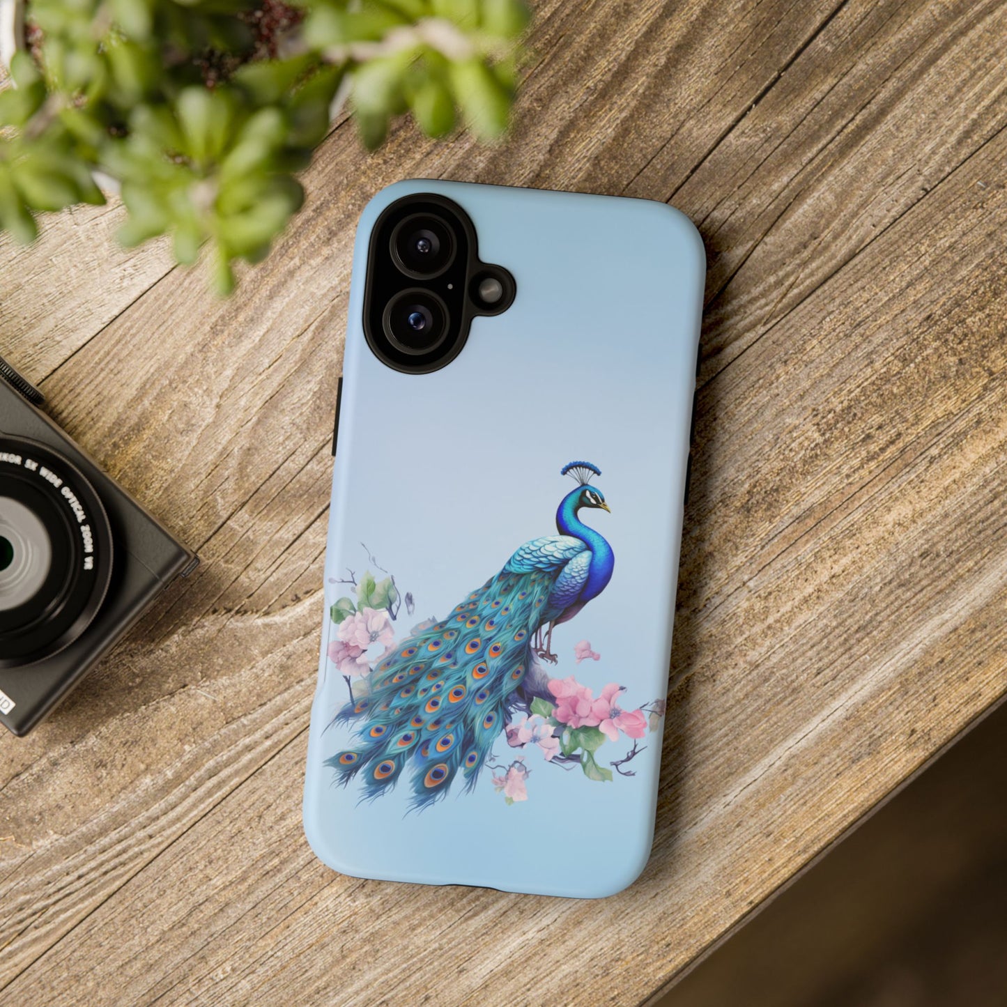 Tough Cell Phone Case - Animal - Peacock (1)