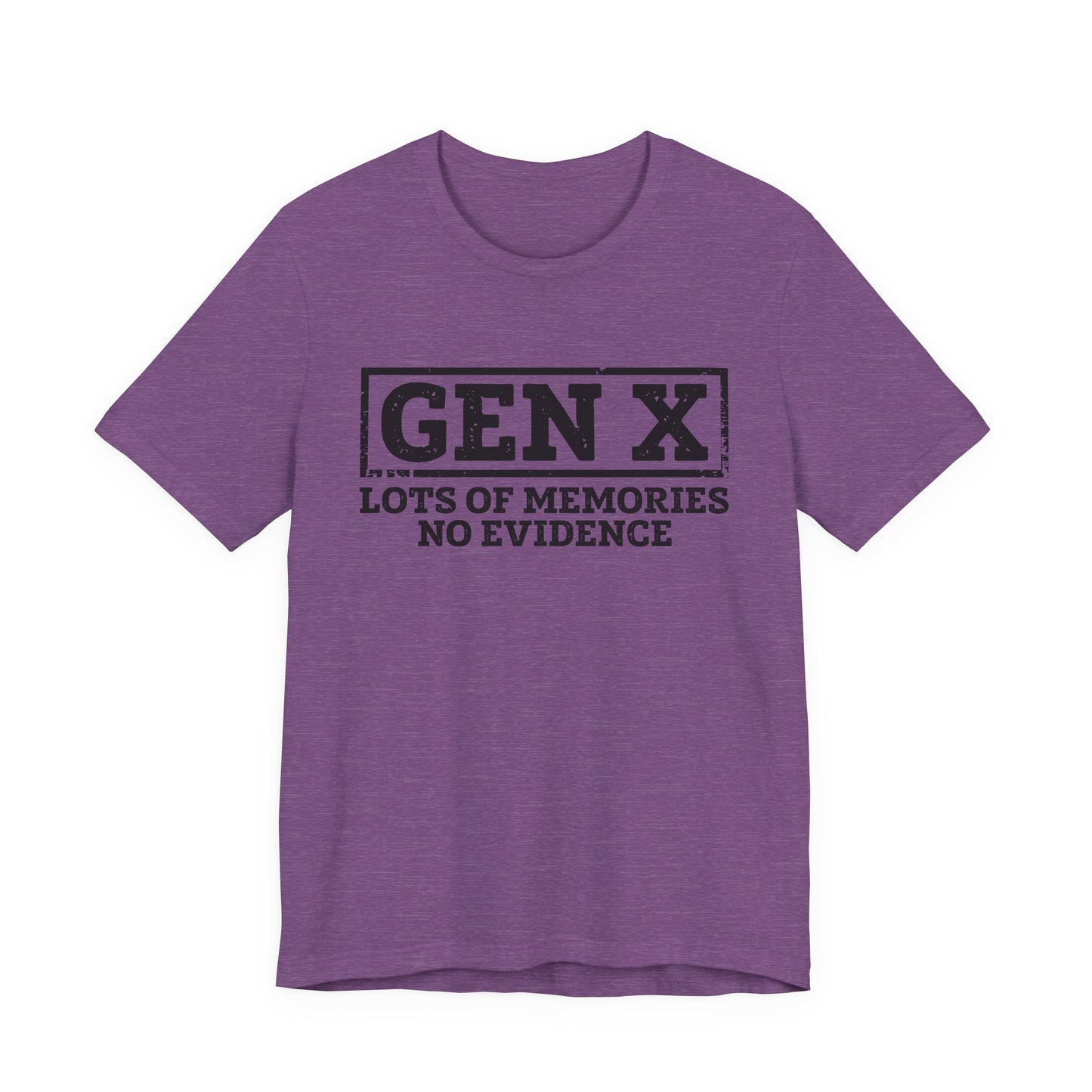 T-shirt - Sarcastic - GenX No Memories (01-black)