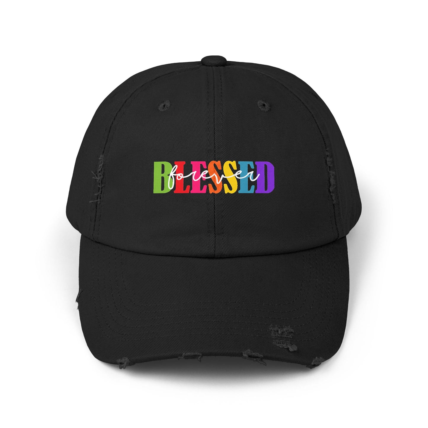 Distressed Cap - Faith - Blessed Forever (1)