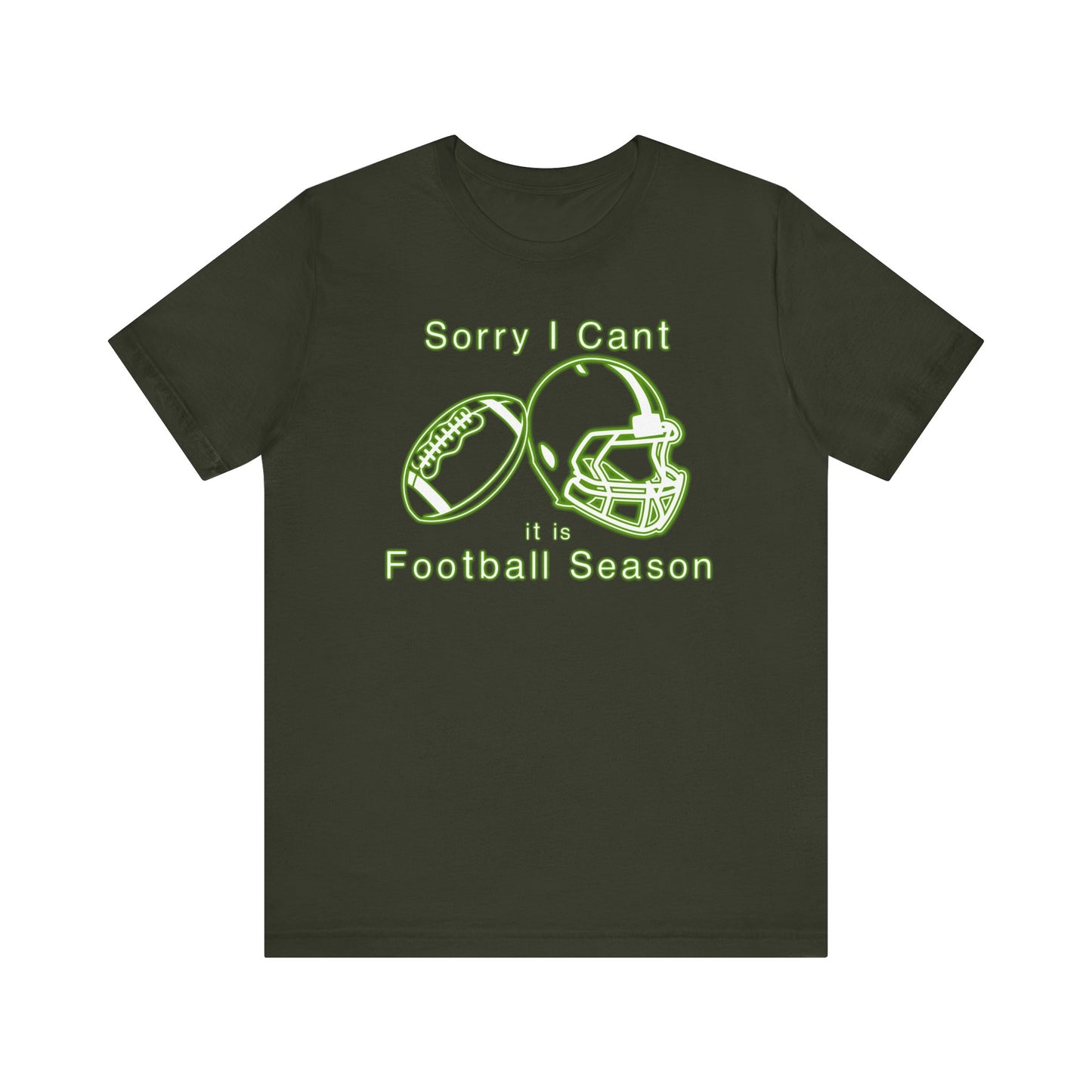 T-shirt - Football - Sorry I Cant (01d)