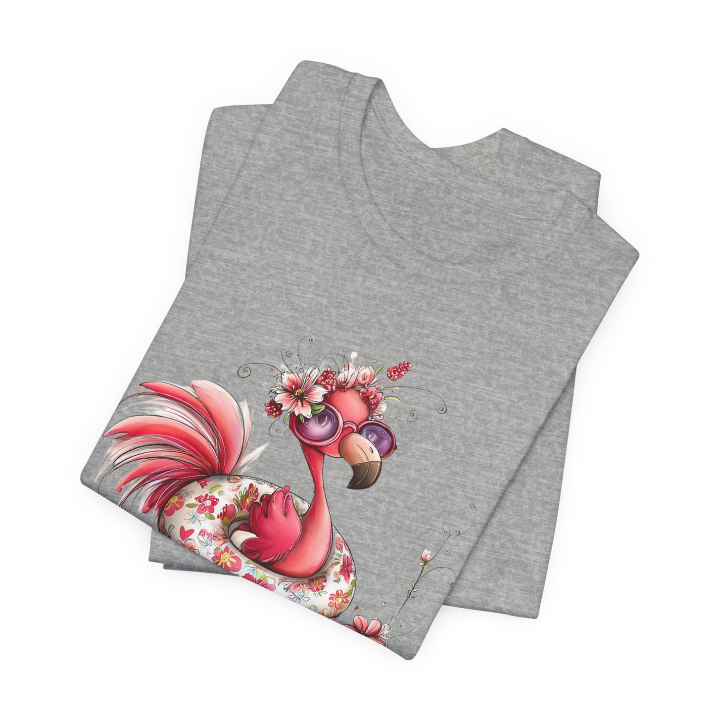 T-Shirt - Animal - Flamingo - Summer Time 01