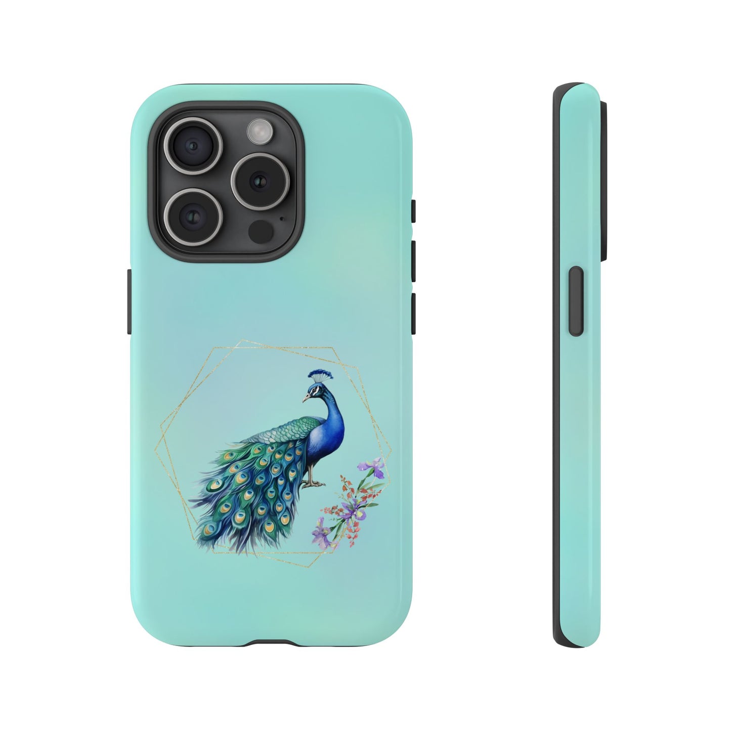 Tough Cell Phone Case - Animal - Peacock (2)