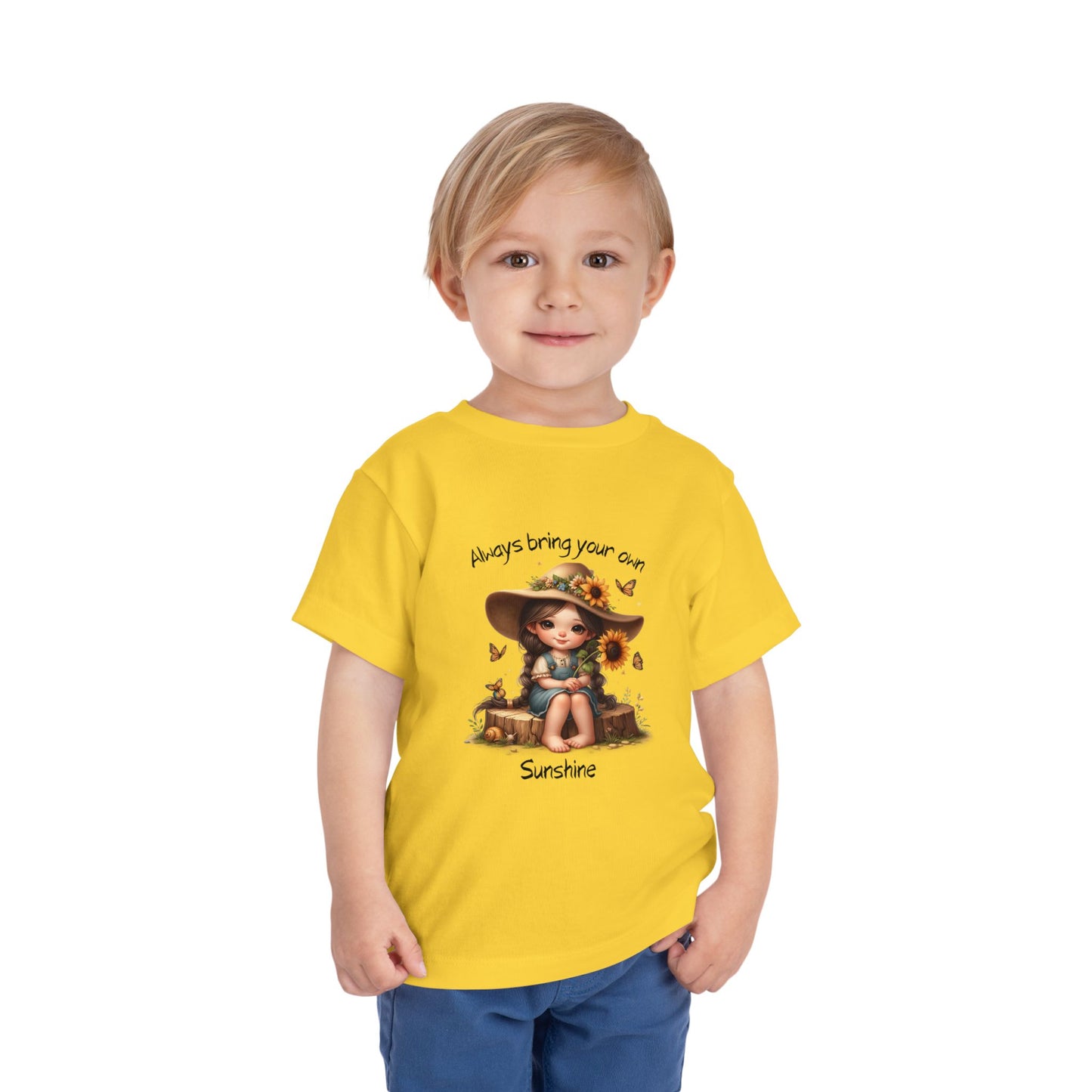 Toddler T-Shirt - Country Girl with Always Bring Your Own Sunshine (1)