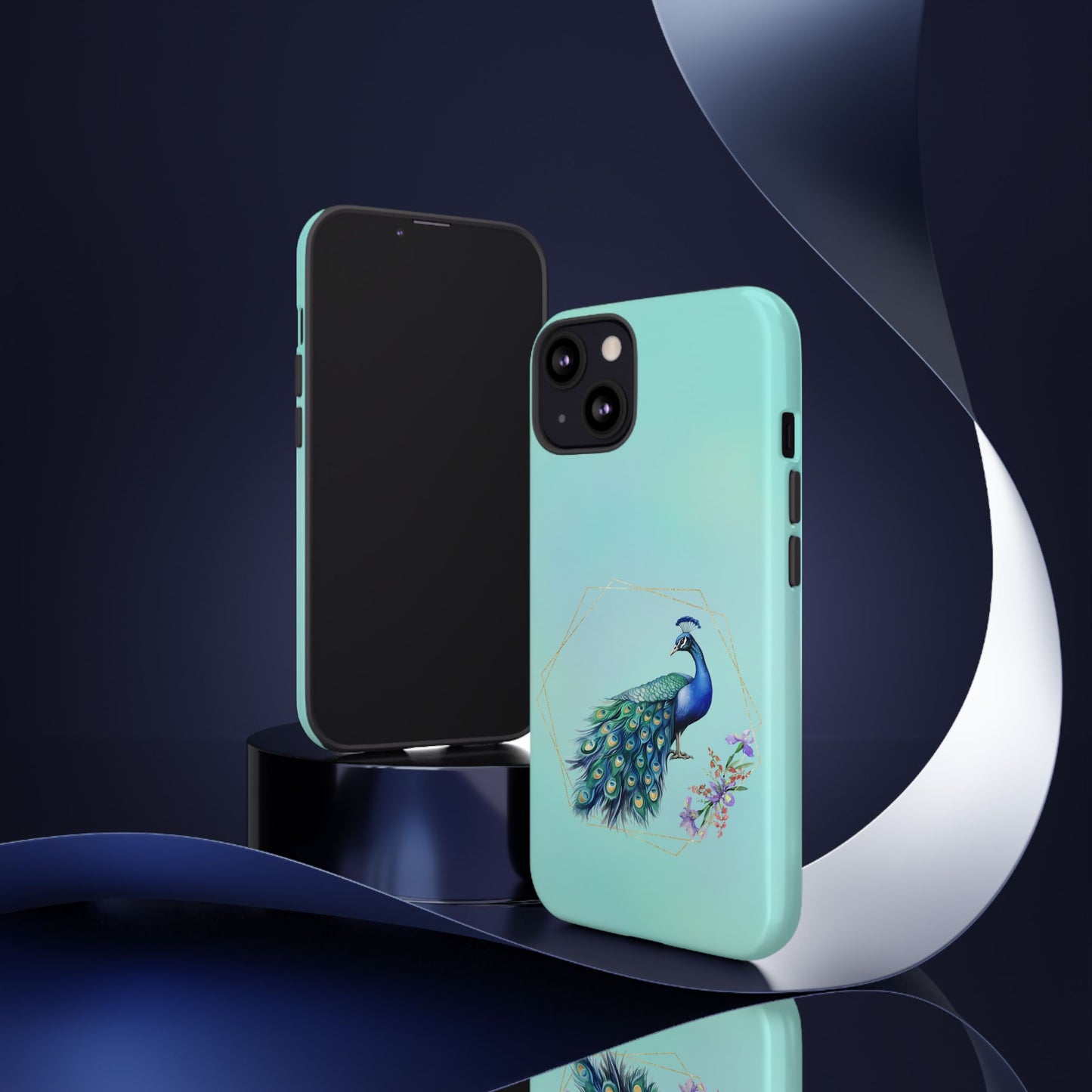 Tough Cell Phone Case - Animal - Peacock (2)