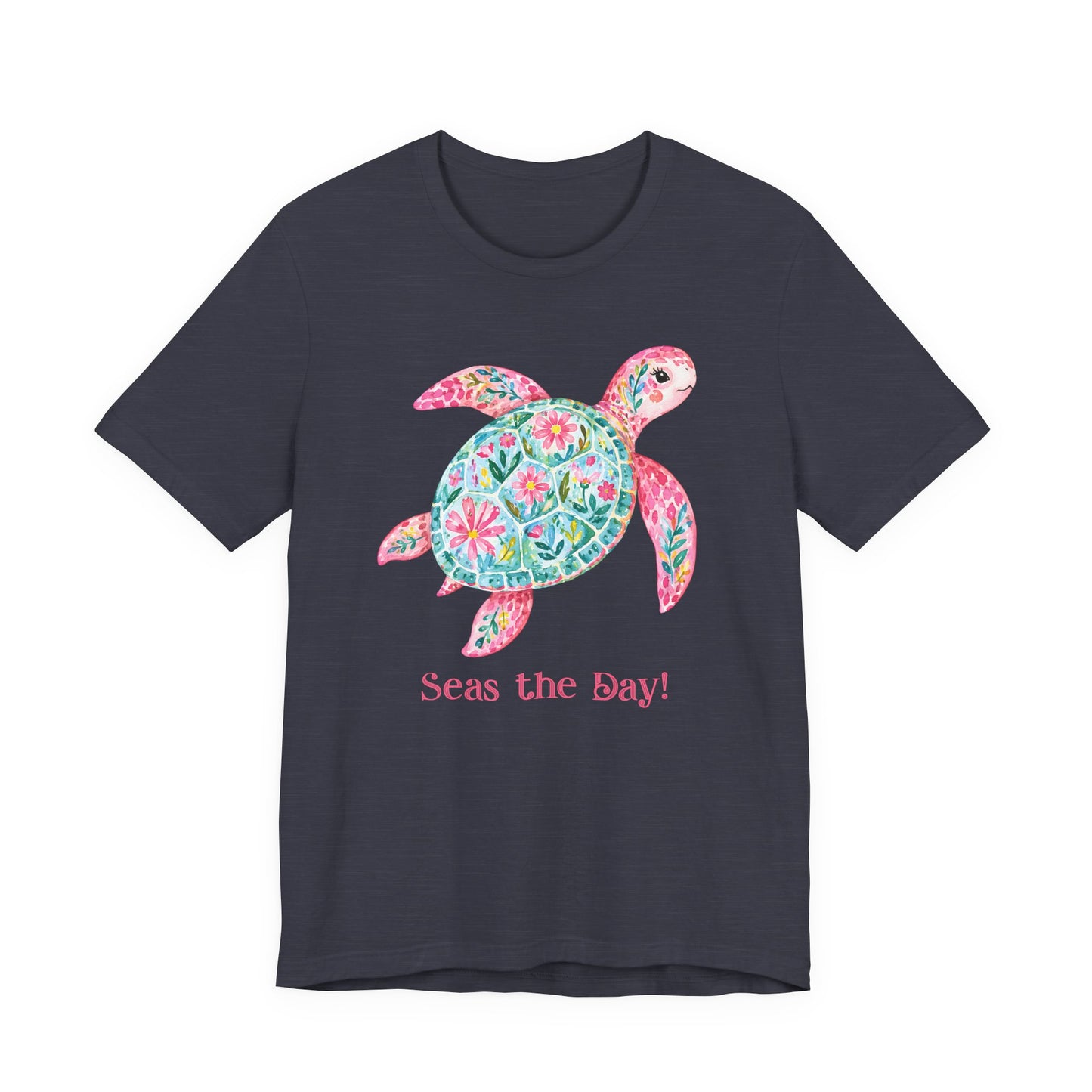 T-Shirt - Animal - Seas the Day Turtle (01)