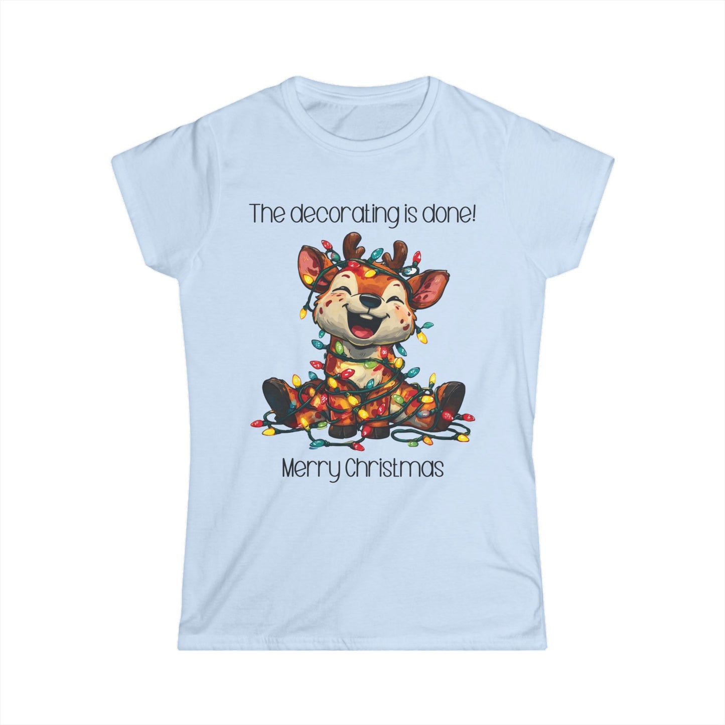 Female T-Shirt - Christmas - Decorating Done (02)