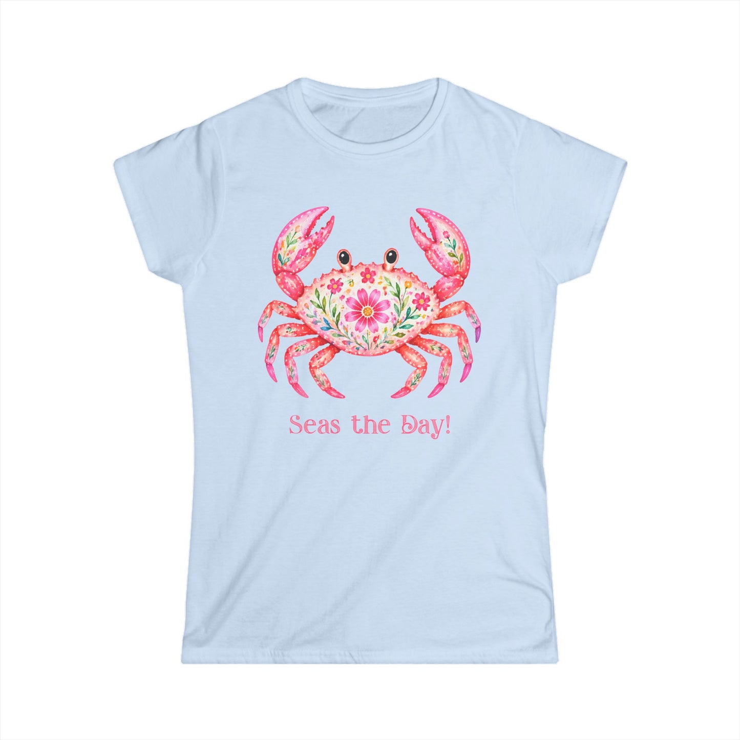Female T-Shirt - Animal - Seas the Day Crab (01)