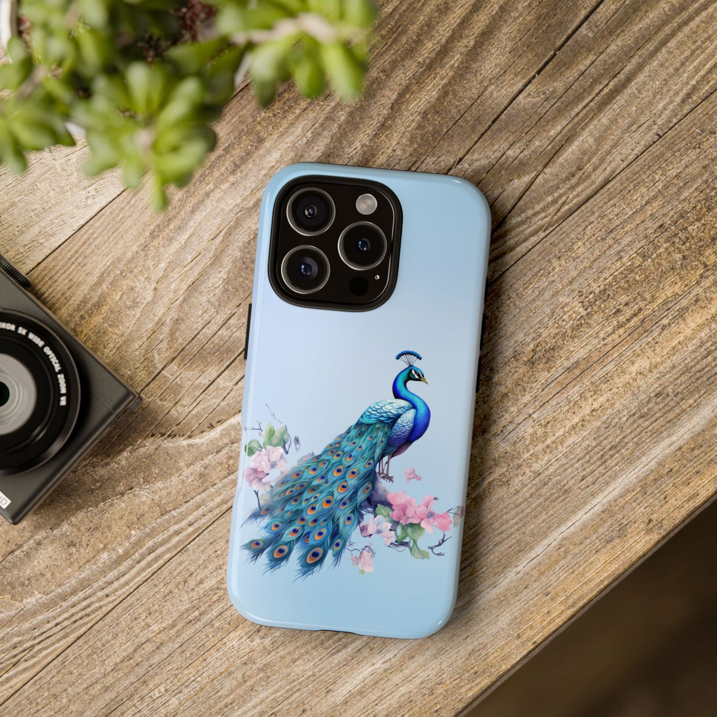 Tough Cell Phone Case - Animal - Peacock (1)