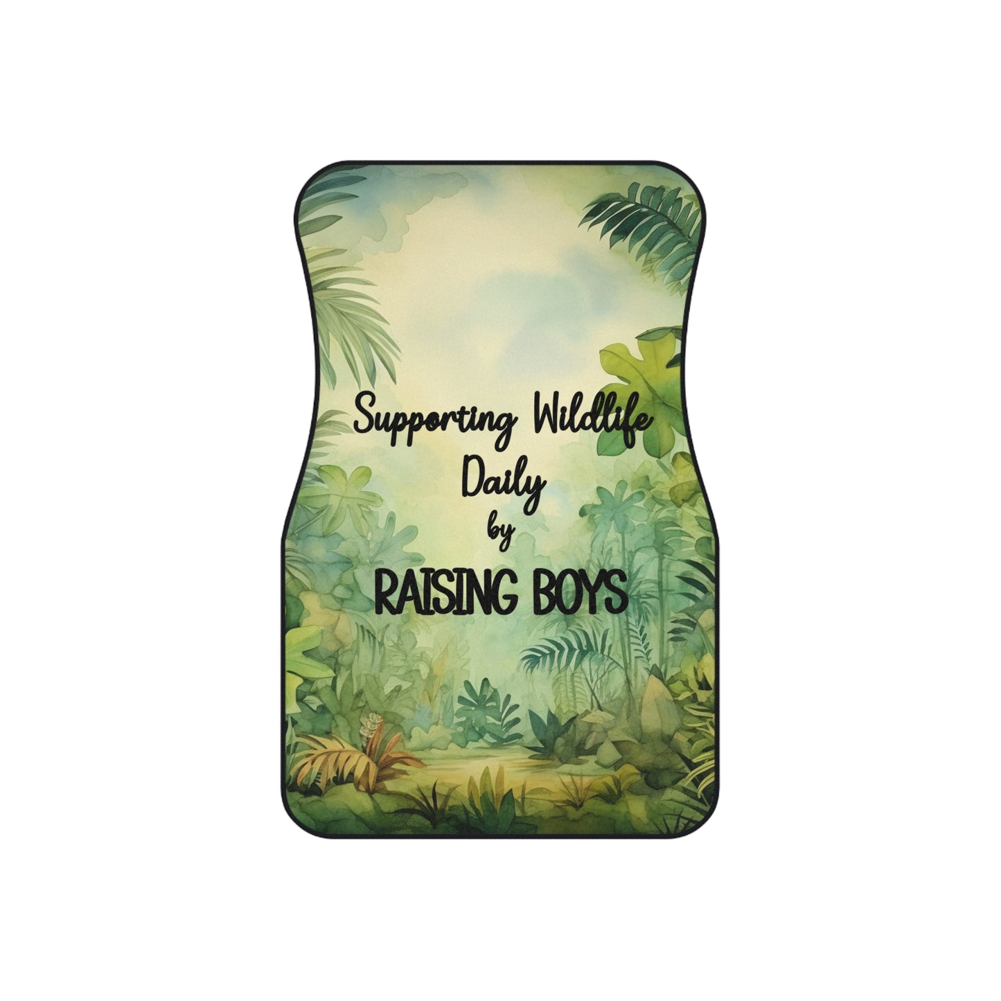 Car Mats (Set of 4) - Supporting Wildlife, Raising Boys