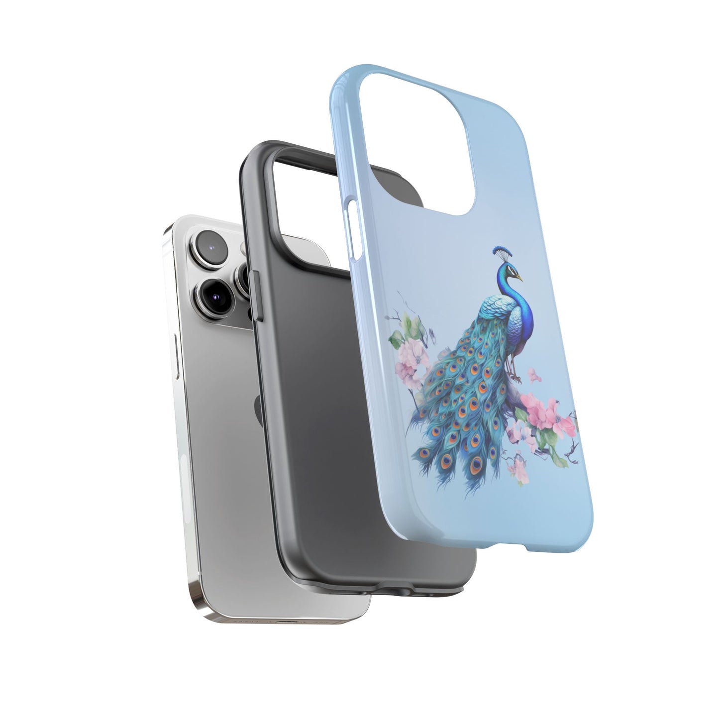 Tough Cell Phone Case - Animal - Peacock (1)