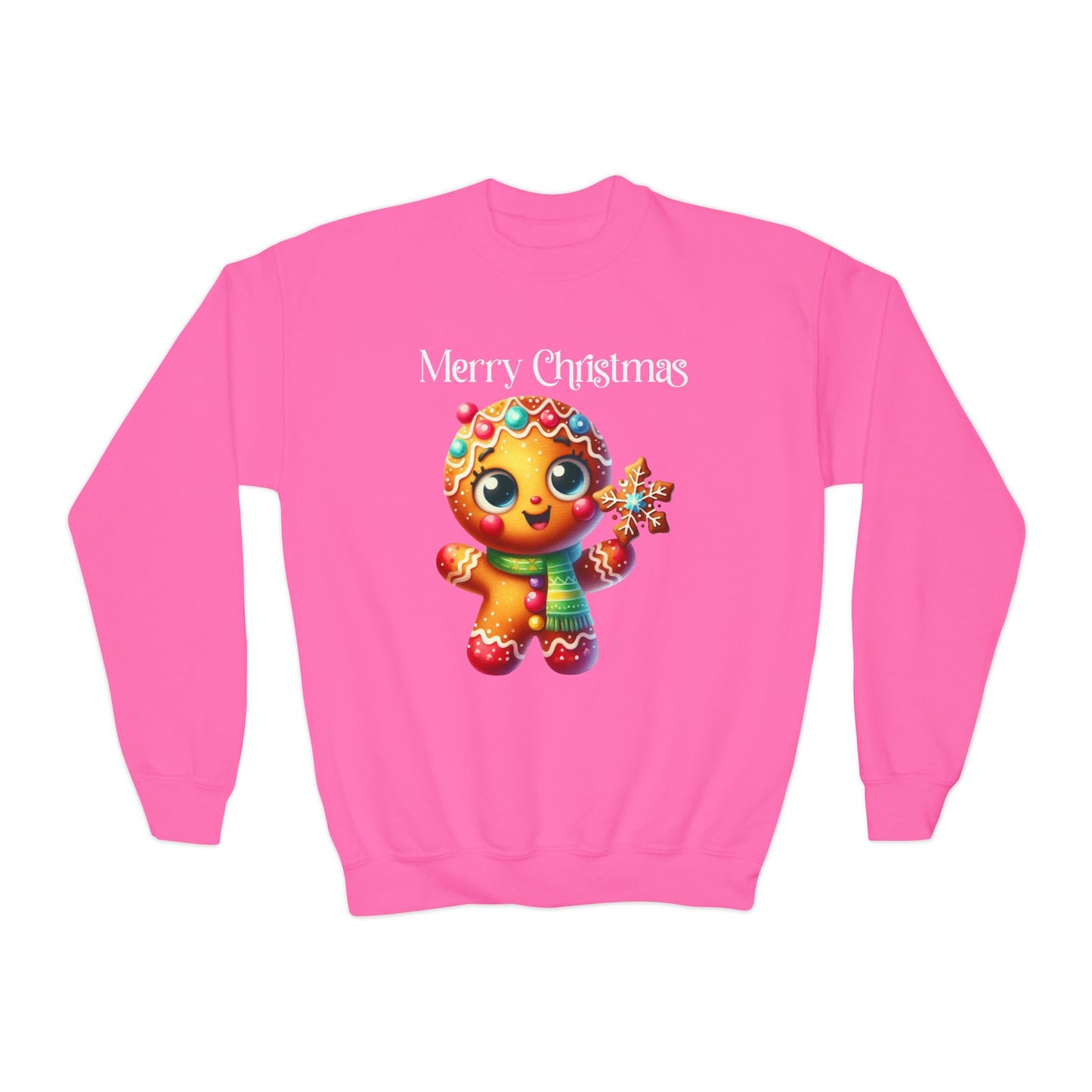 Child Sweatshirt - Christmas - Gingerbread - Merry Christmas (03a)
