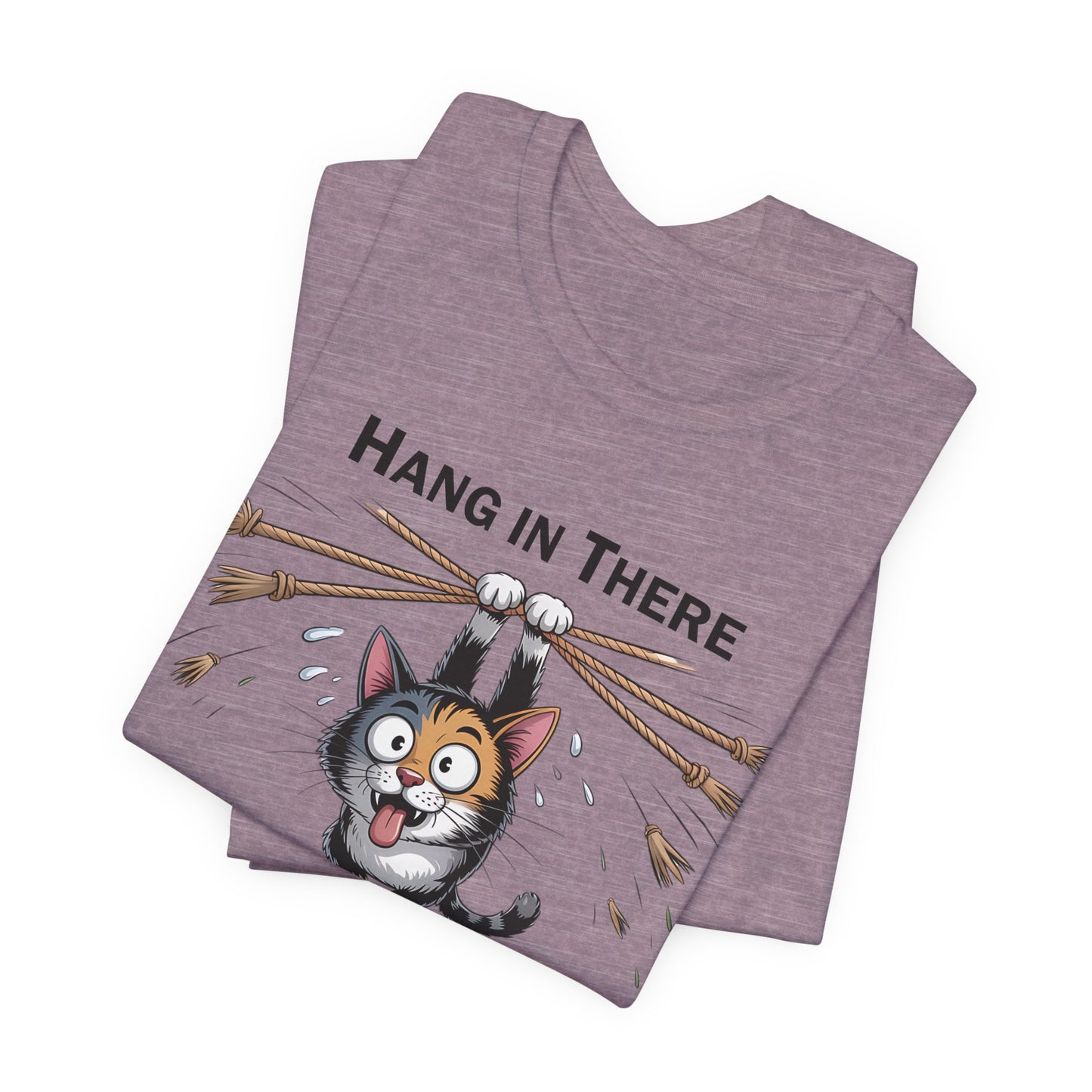 T-Shirt - Animal - Cat - Hang in there (1a)