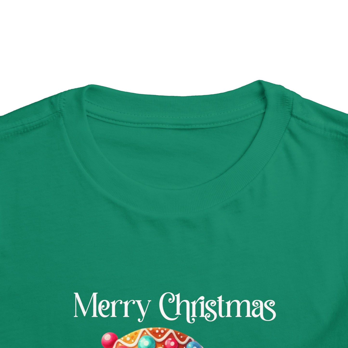 Toddler Tee - Christmas - Gingerbread - Merry Christmas (03a)