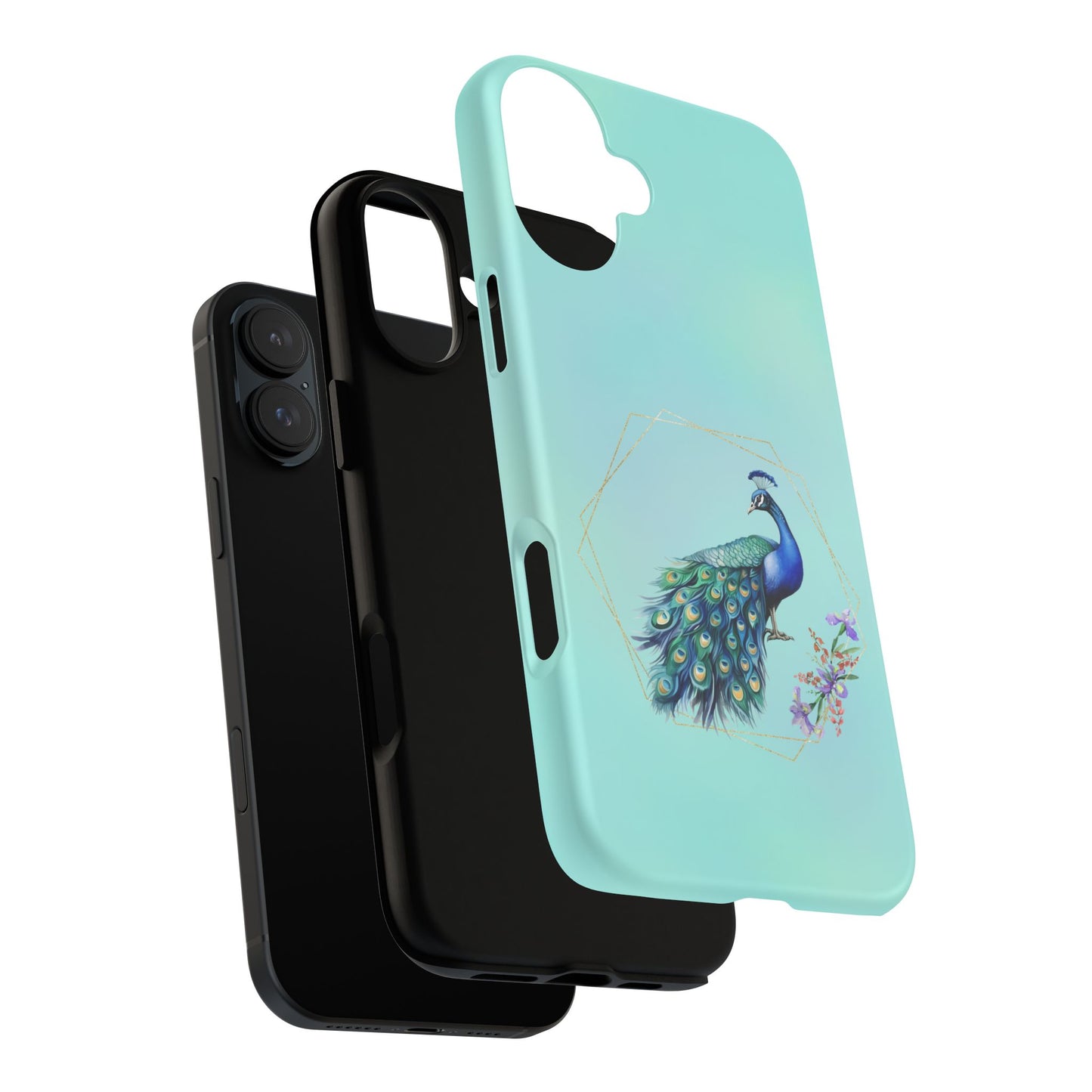 Tough Cell Phone Case - Animal - Peacock (2)