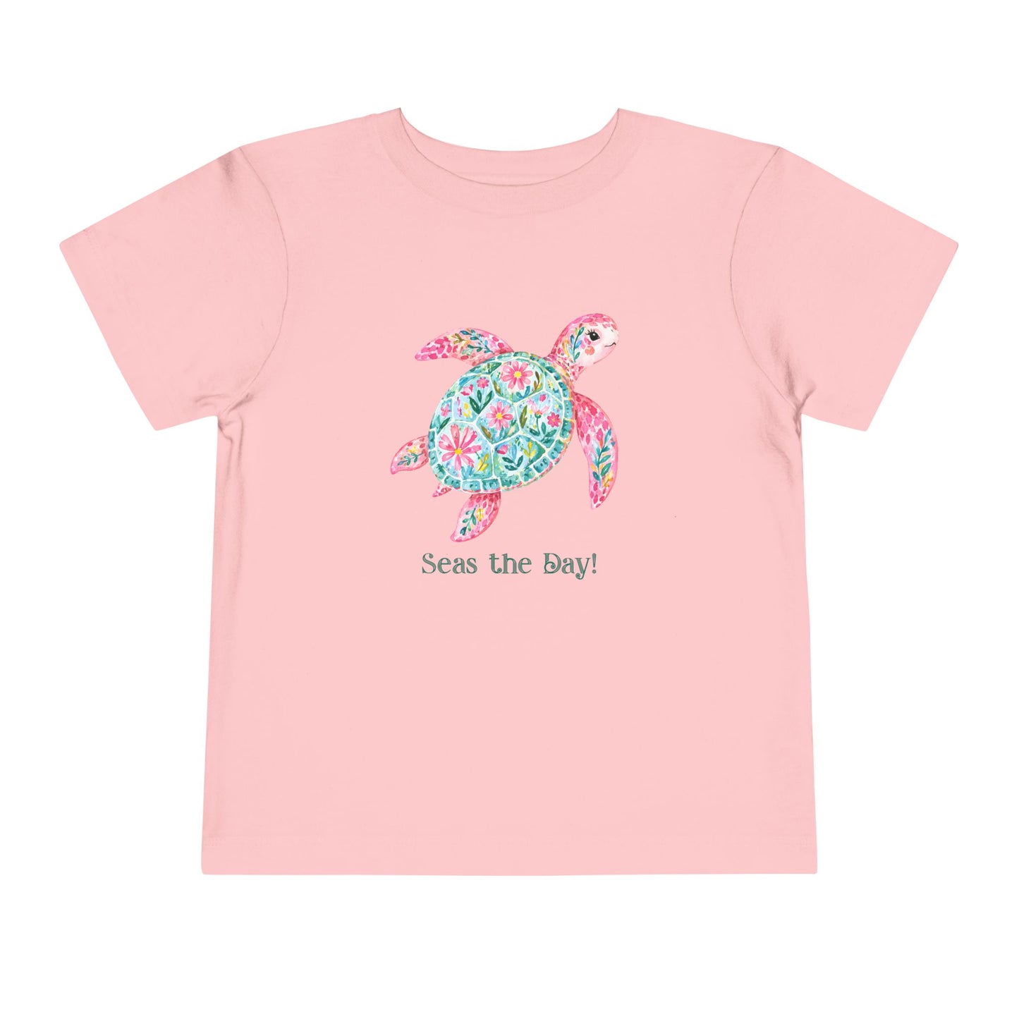 Toddler Tee - Animal - Seas the Day Turtle (01)