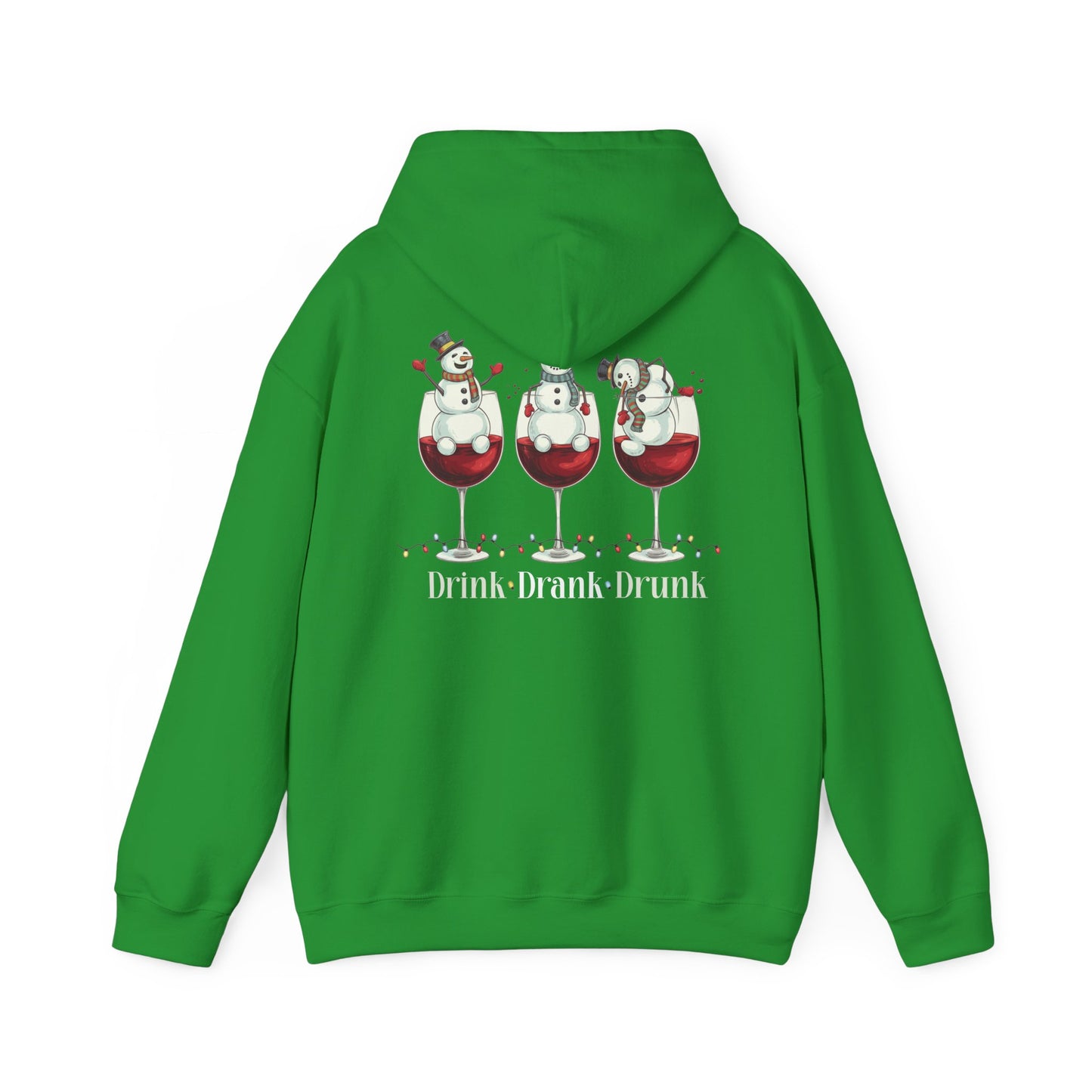 Heavy Blend Hoodie - Winter - Snowmen Drink Drank Drunk (01)