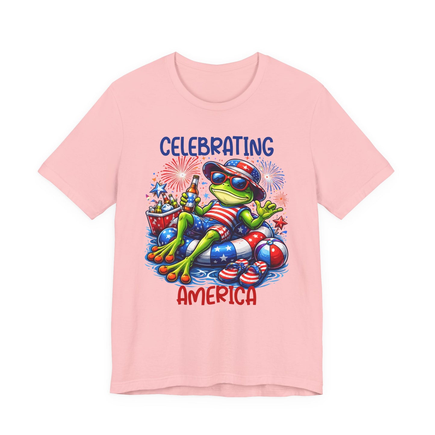 T-Shirt - American - Celebrating America Frog 01