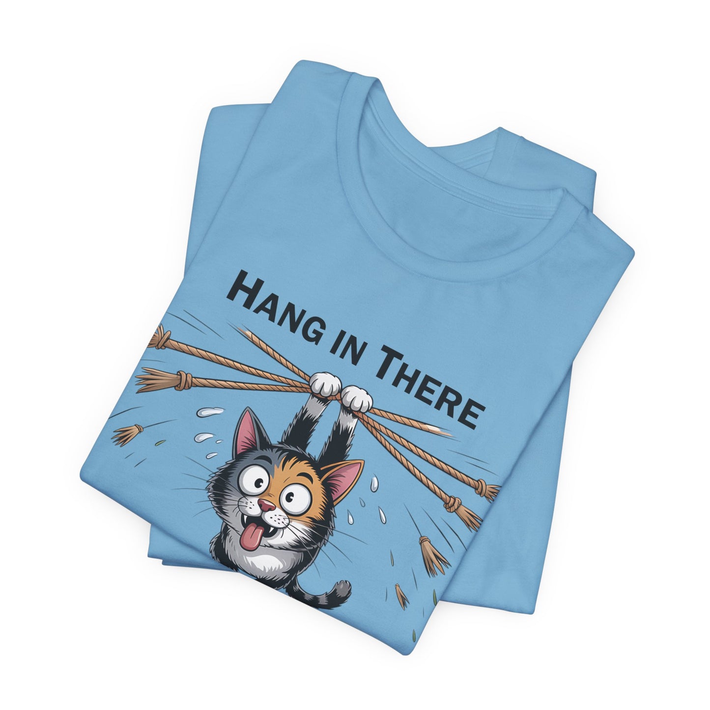 T-Shirt - Animal - Cat - Hang in there (1a)