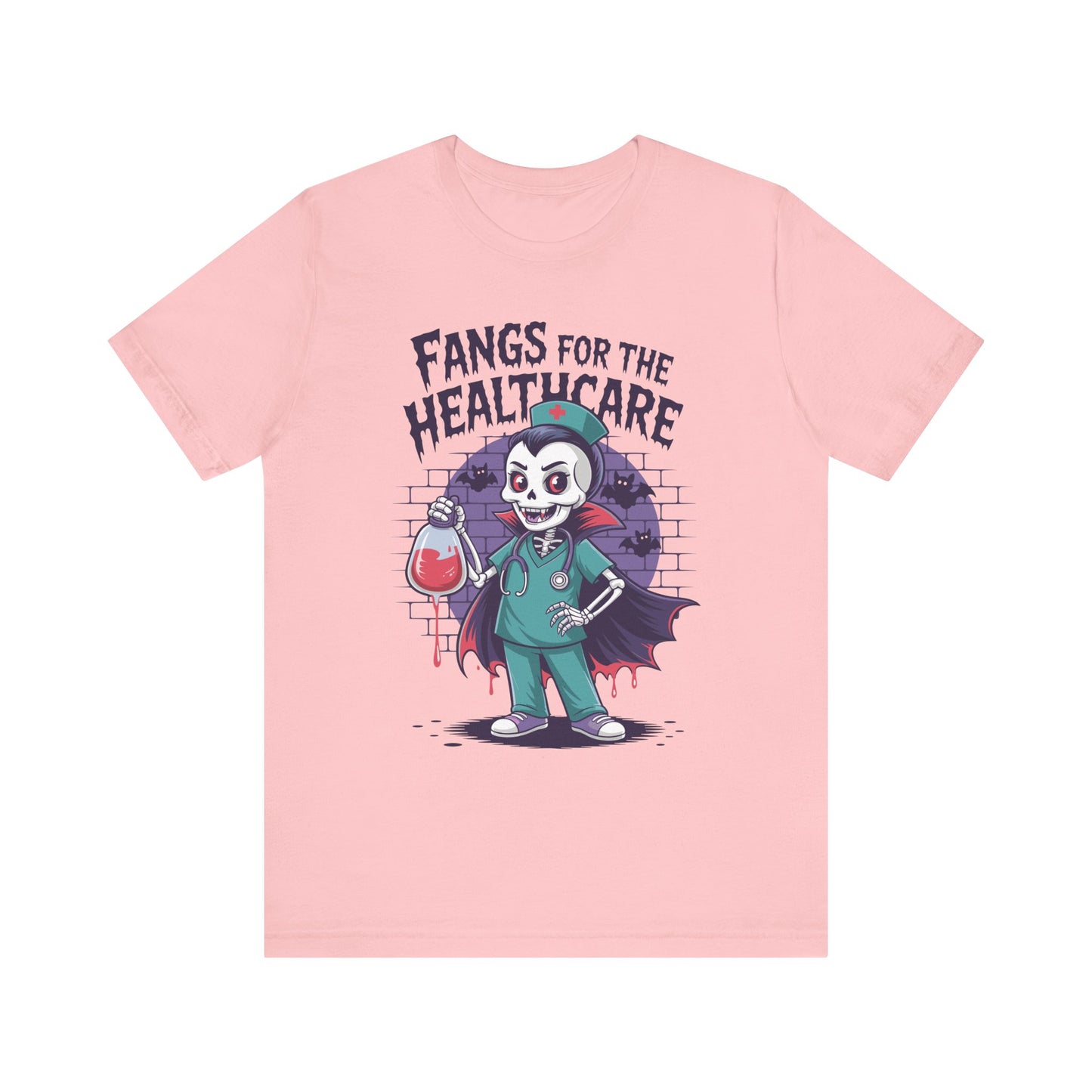 T-Shirt - Medical / Halloween - Fangs for the Healthcare (01a)