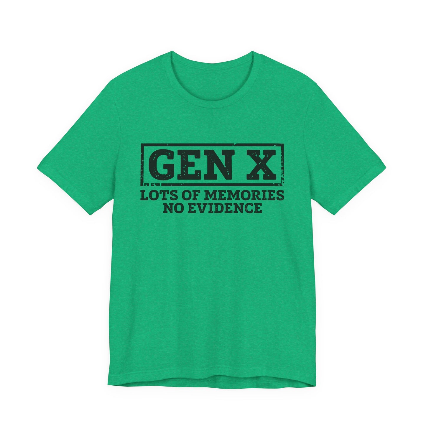 T-shirt - Sarcastic - GenX No Memories (01-black)