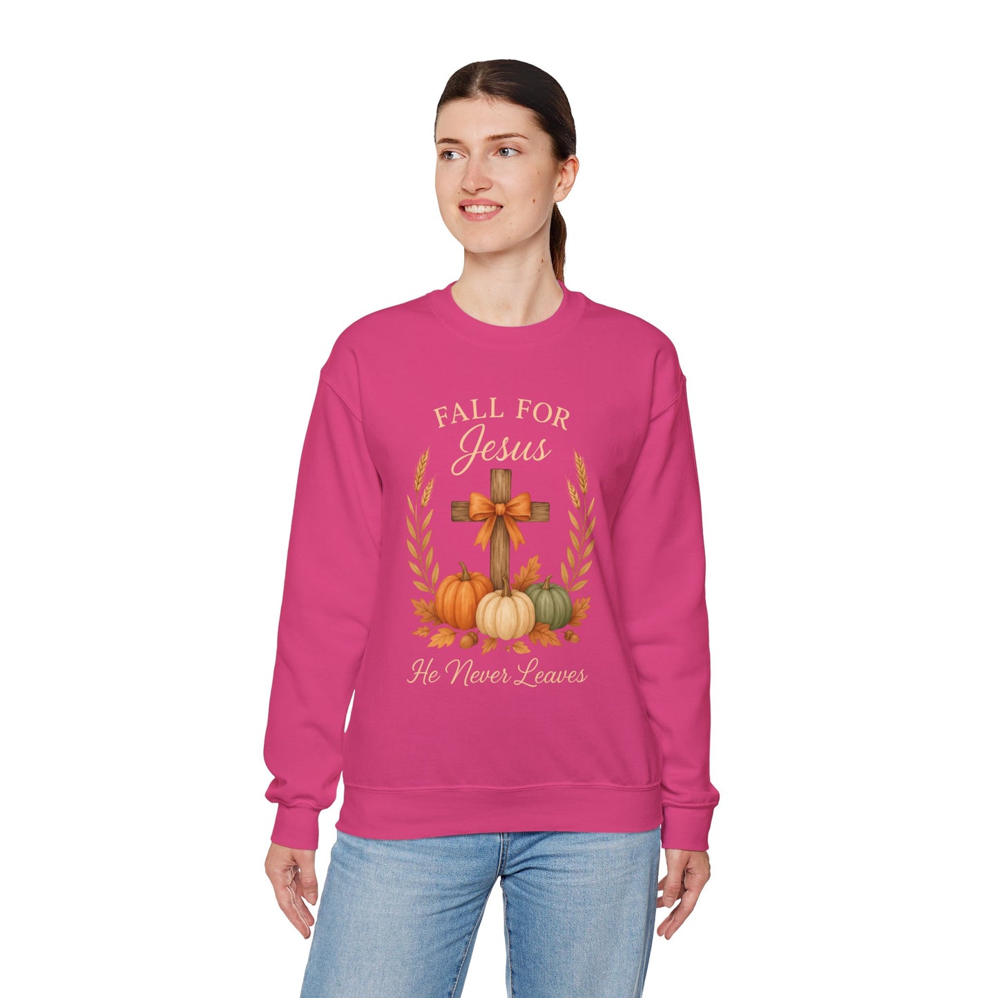 Sweatshirt - Faith -  Fall for Jesus (01 Autumn)