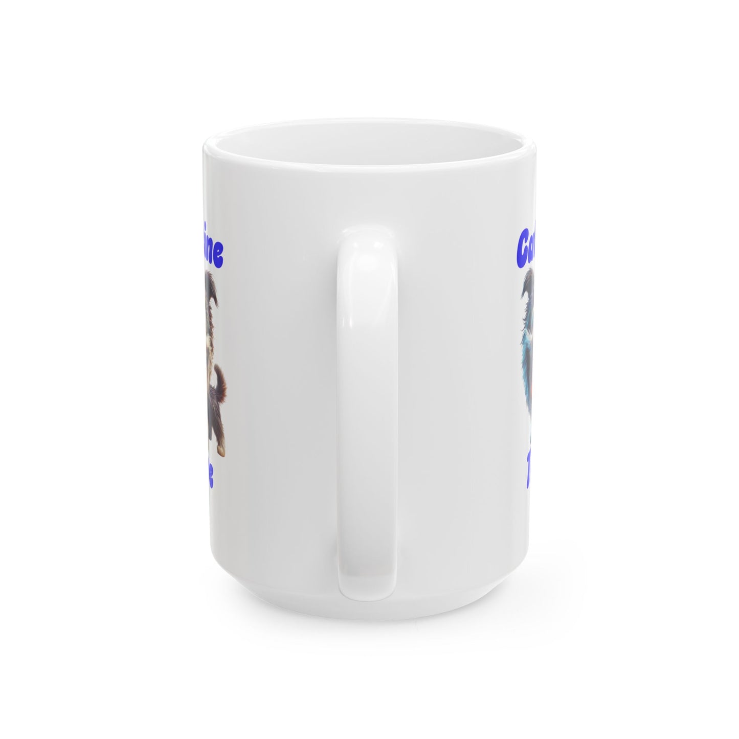 Ceramic Mug - Caffeine Time with Dog (1)