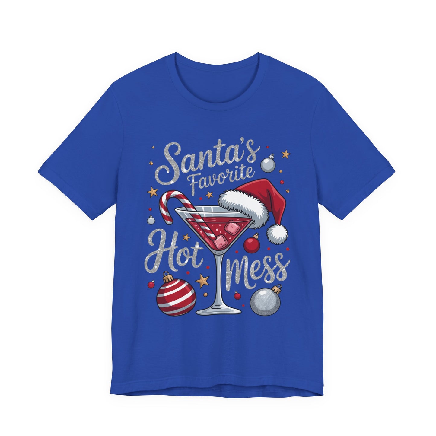 T-shirt - Christmas - Santa's Fav. Hot Mess (01)