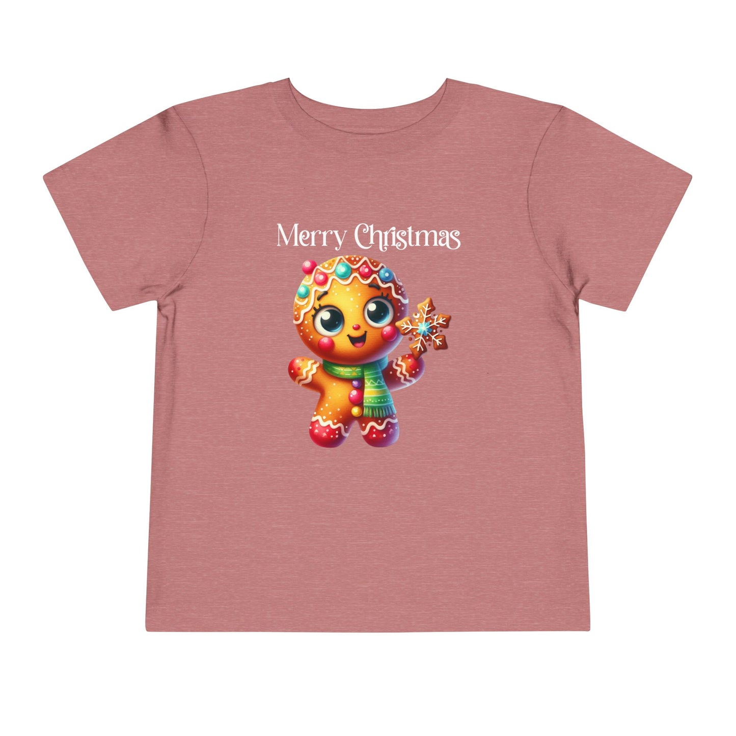 Toddler Tee - Christmas - Gingerbread - Merry Christmas (03a)