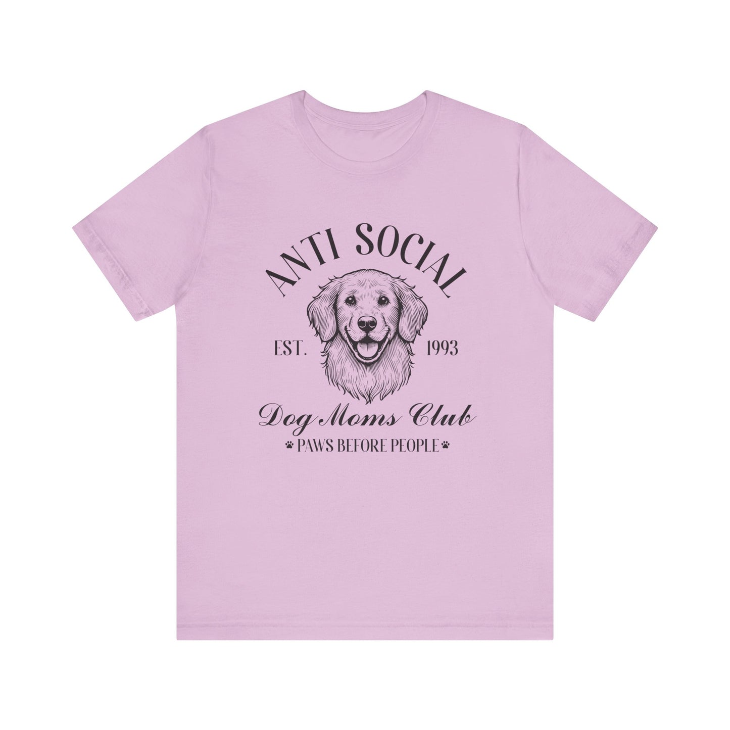 T-Shirt - Animal Lover - Anti-Social Dog Moms Club (1a)