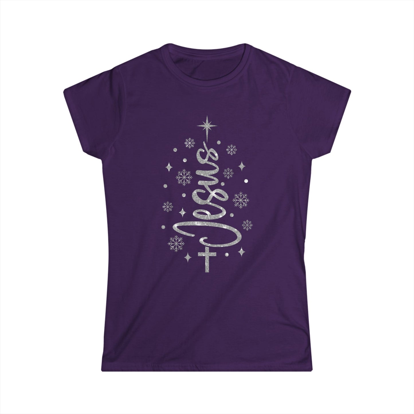 Female T-Shirt - Christmas - Jesus Tree (01a)