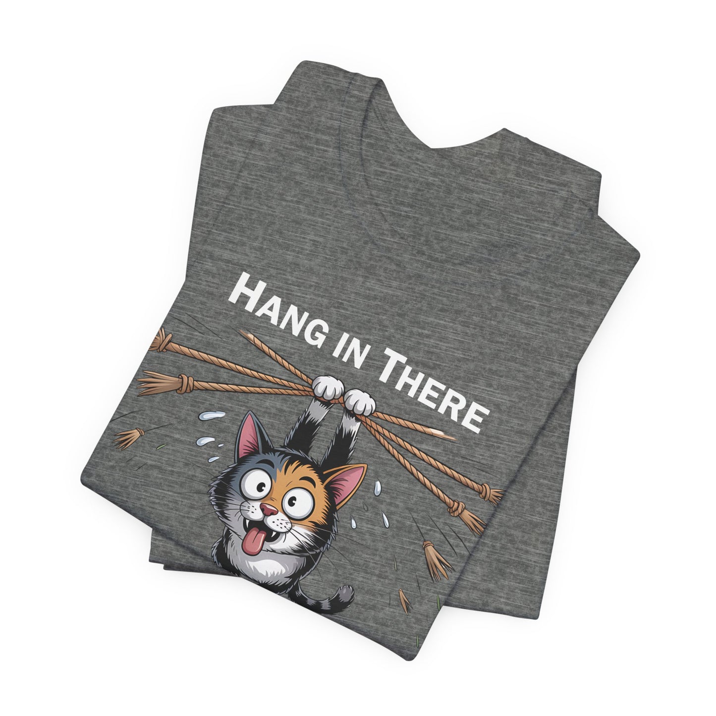 T-Shirt - Animal - Cat - Hang in there (1b)
