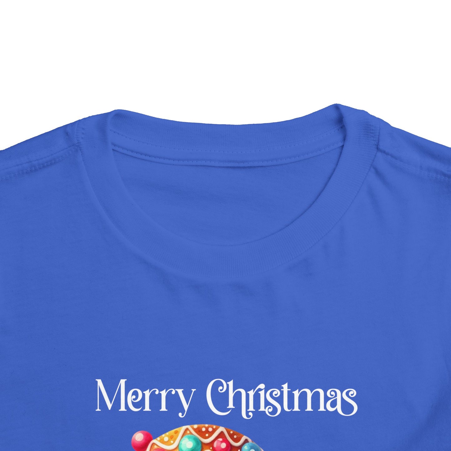 Toddler Tee - Christmas - Gingerbread - Merry Christmas (03a)