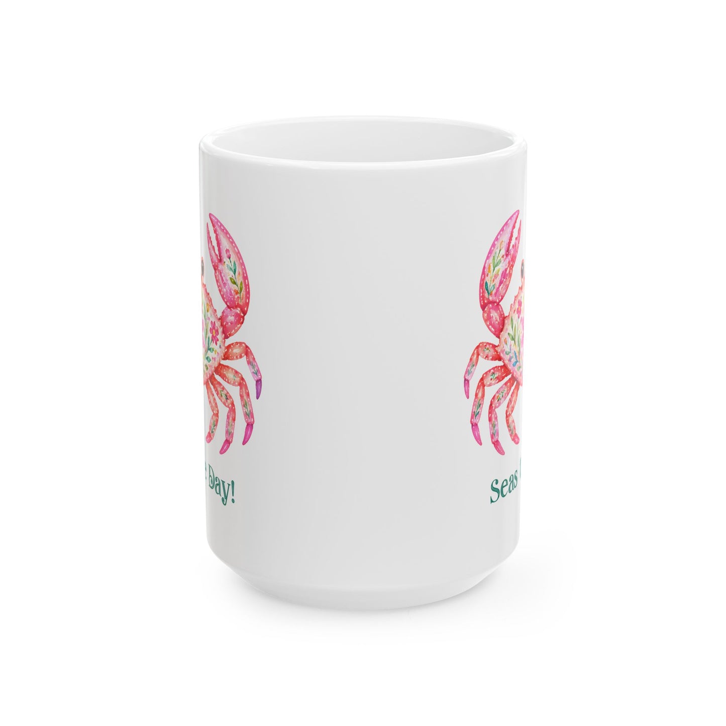 Ceramic Mug - Animal - Seas the Day Crab (01)