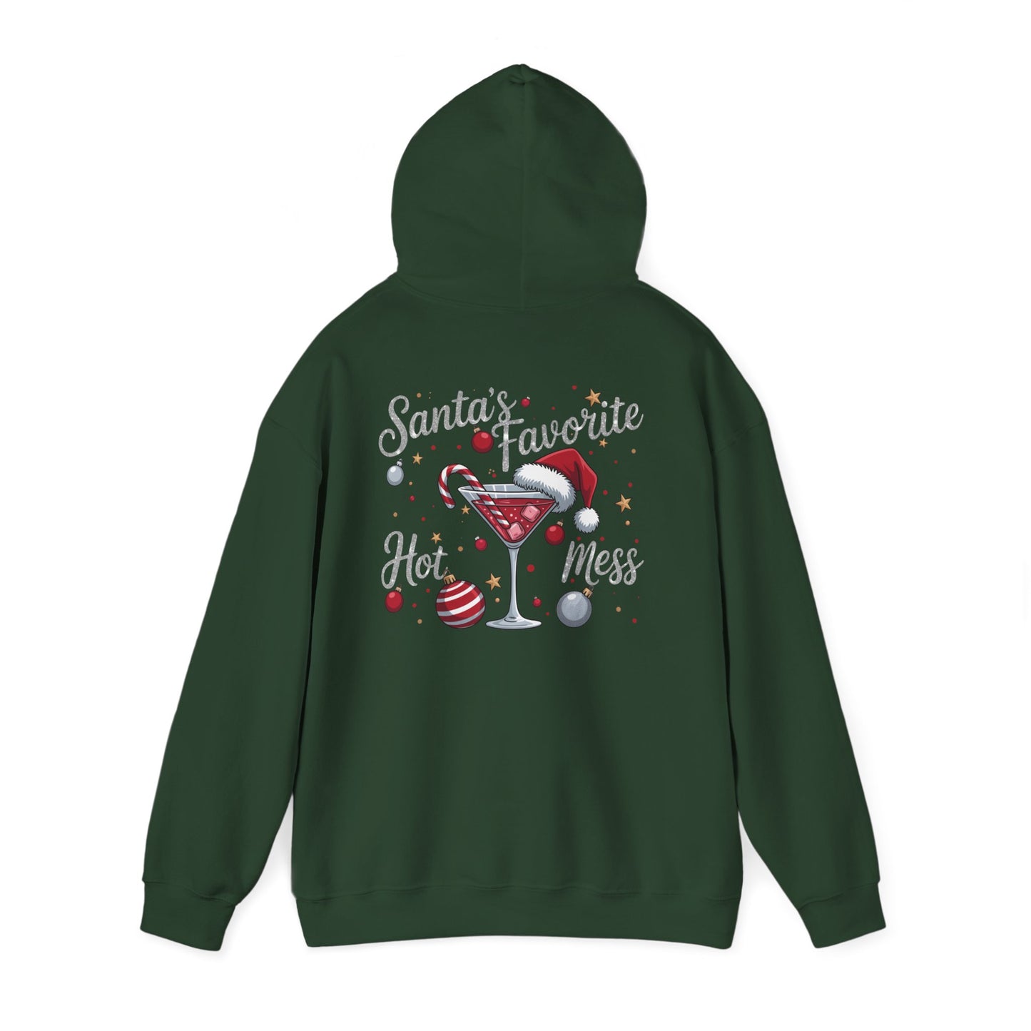 Heavy Blend Hoodie - Christmas - Santa's Fav. Hot Mess (01)