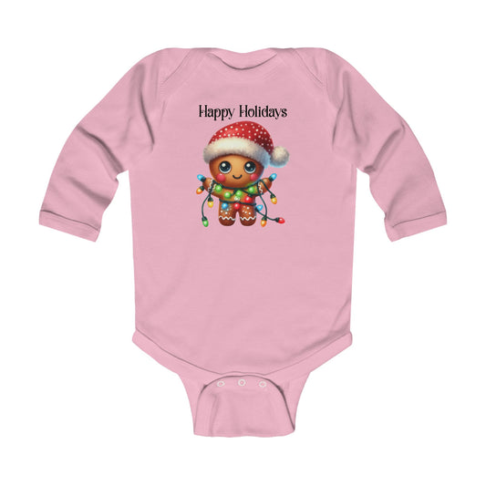 Onesie - Christmas - Gingerbread - Happy Holidays (02)