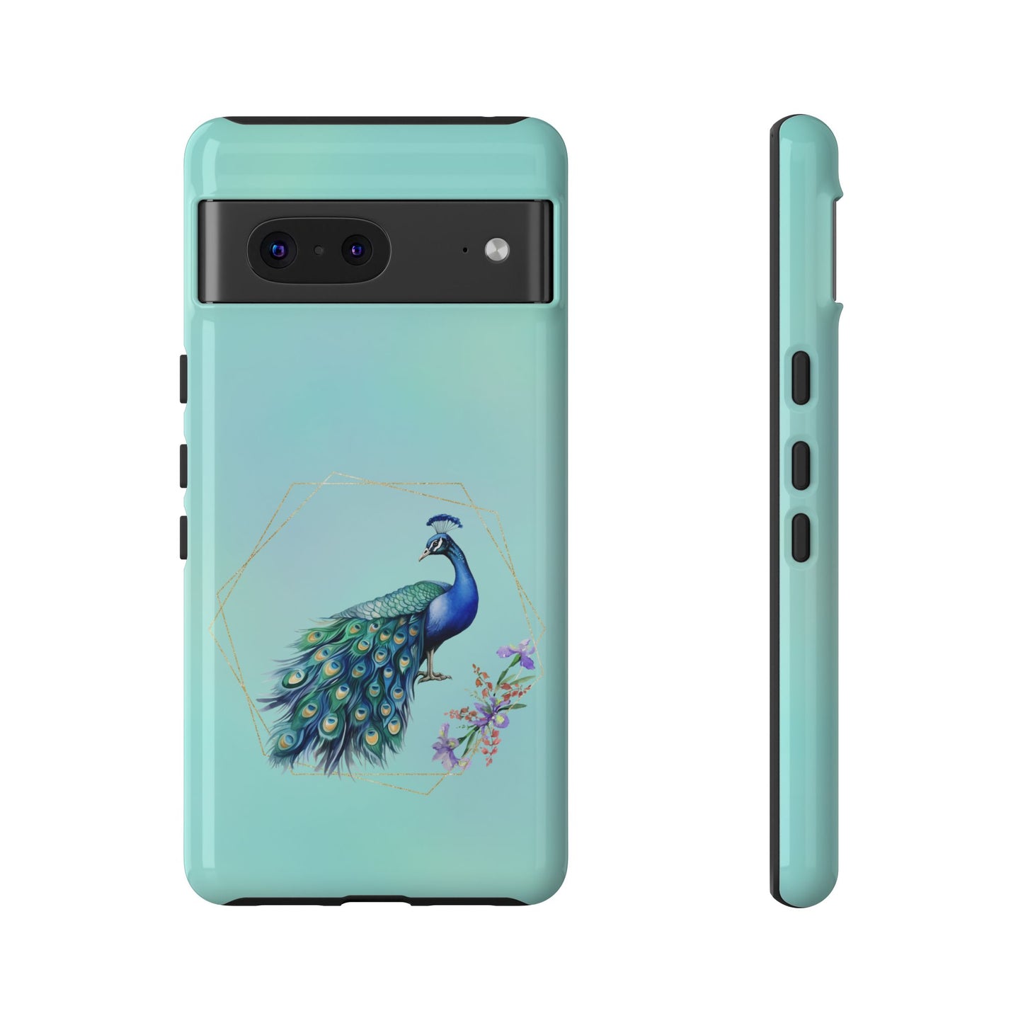 Tough Cell Phone Case - Animal - Peacock (2)