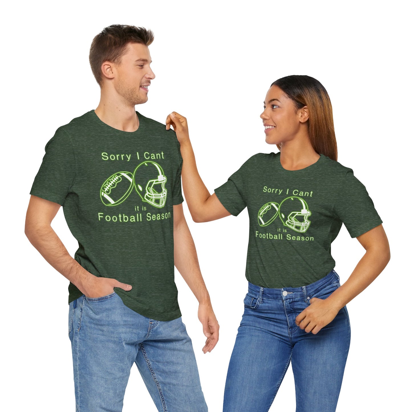 T-shirt - Football - Sorry I Cant (01d)