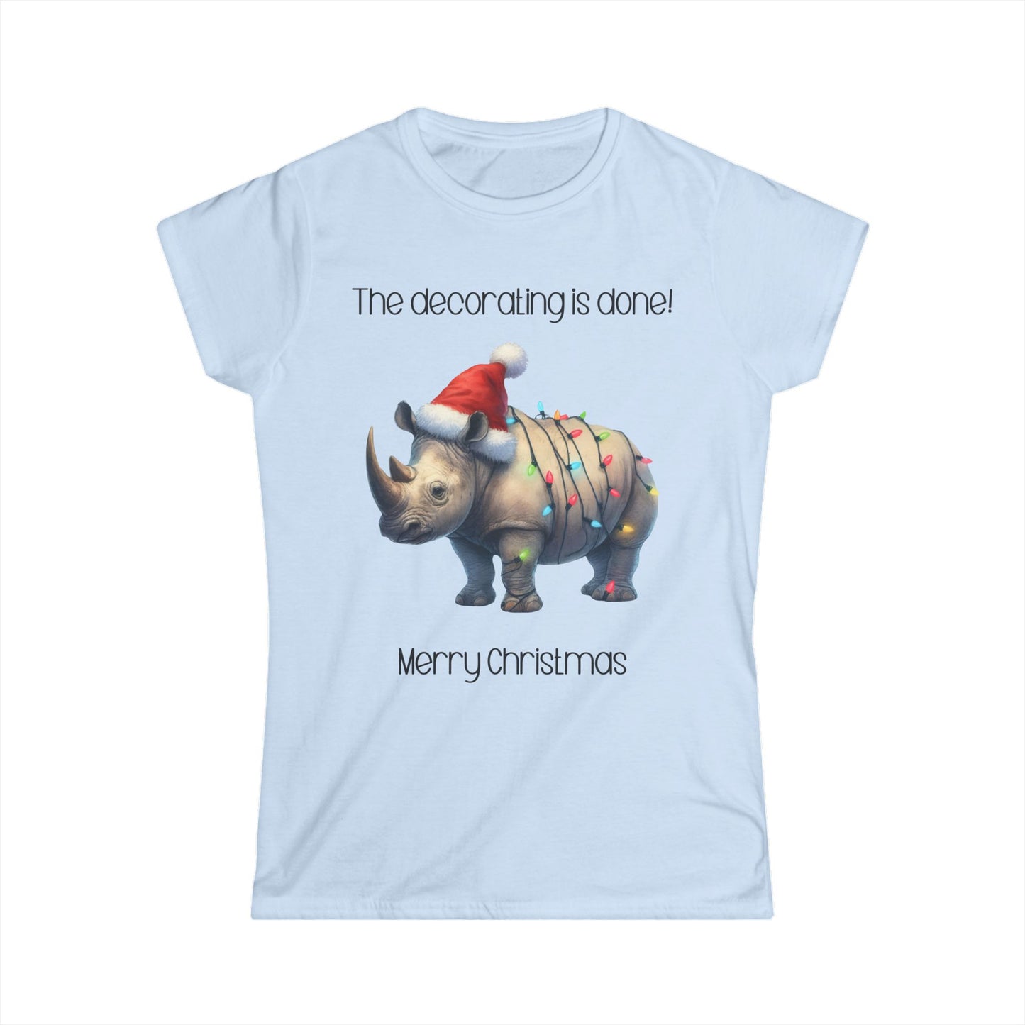 Female T-Shirt - Christmas - Decorating Done (05)