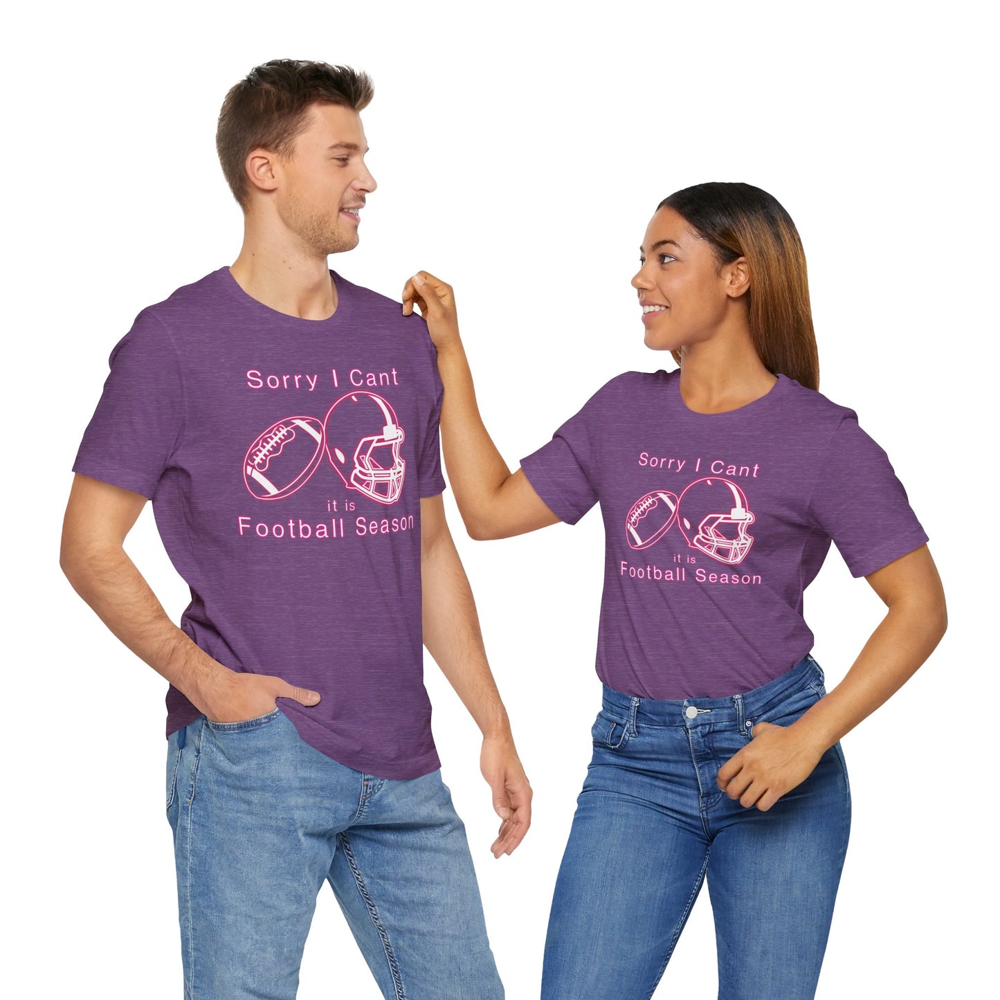 T-shirt - Football - Sorry I Cant (01a)