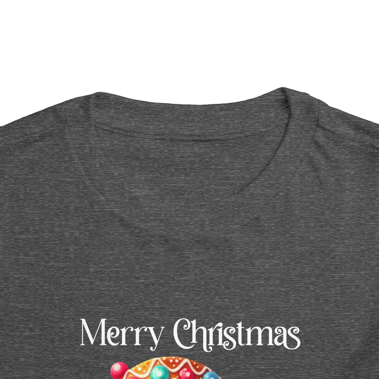 Toddler Tee - Christmas - Gingerbread - Merry Christmas (03a)